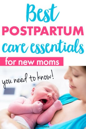 Best Postpartum Care Essentials for New Moms