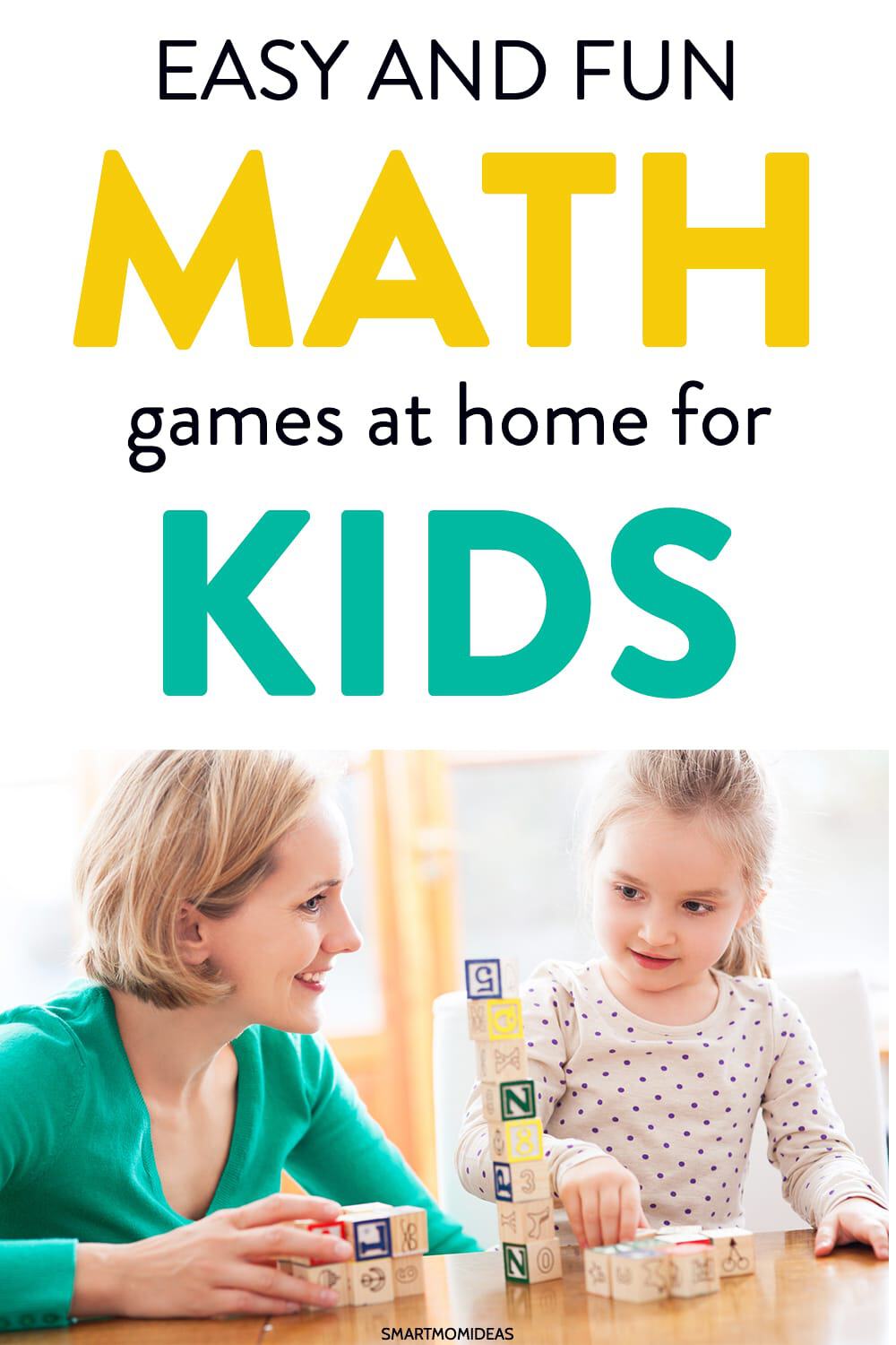 Fun Math Games At Home To Teach Toddlers And Kids Smart Mom Ideas