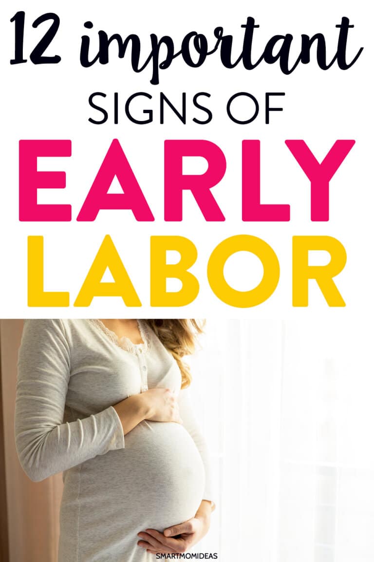 12 Important Signs For Early Labor Smart Mom Ideas