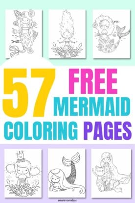 57 FREE Mermaid Coloring Pages for Loads of Fun! (One Mermaid Coloring ...