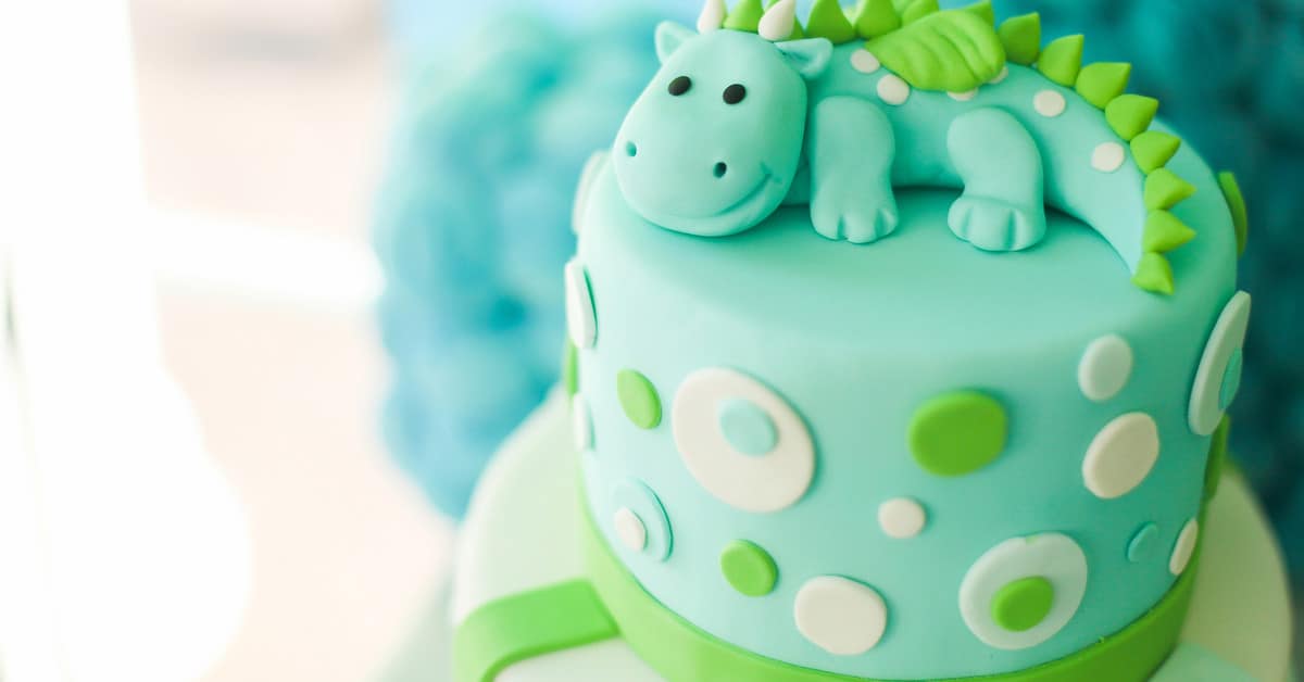 Girl Dinosaur Birthday - Decorated Cake by Donna - CakesDecor